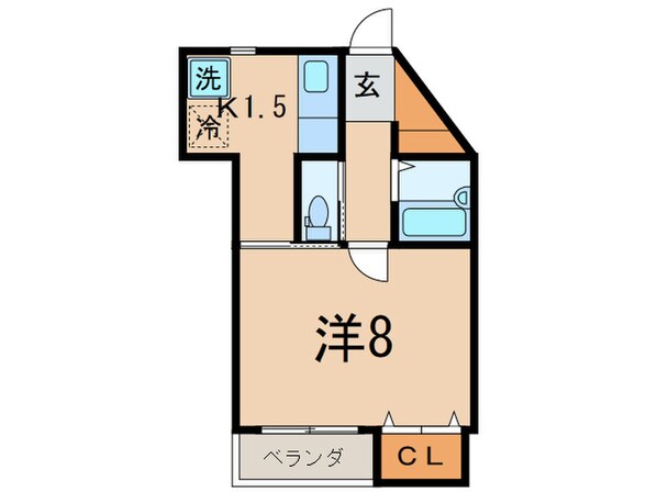 Ｕフラッツの物件間取画像